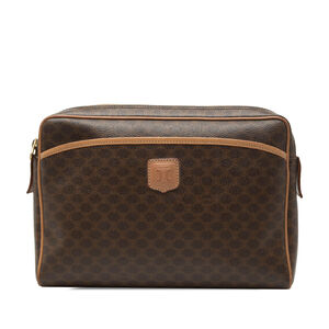 Pre-Loved Celine Macadam Coated Canvas Clutch